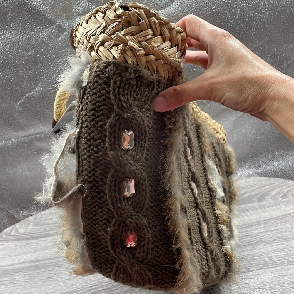 NWT. Anna Cecere Tapy Chery Large Shoulder Hand Bag. - Picture 5 of 11